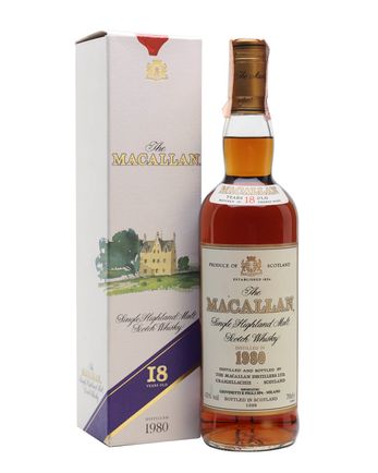 Macallan 1980 18 ans Vintage Label