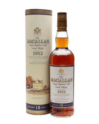 Macallan 1982 18 ans Vintage Label