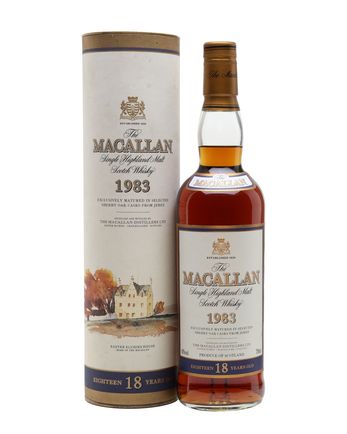 Macallan 1983 18 ans Vintage Label