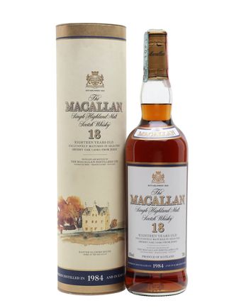 Macallan 1984 18 ans Vintage Label