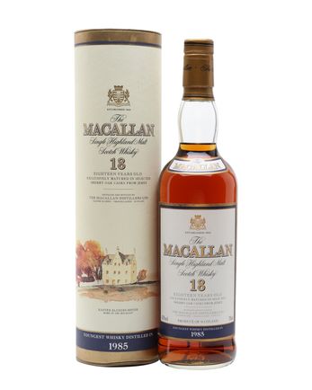 Macallan 1985 18 ans Vintage Label
