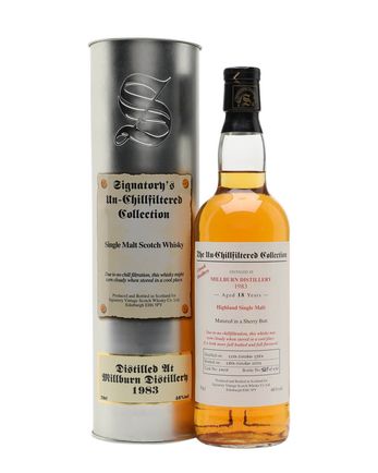 Millburn 1983 18 ans Signatory