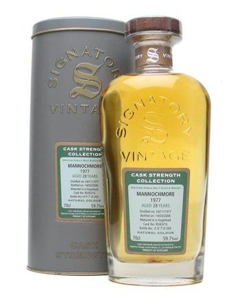 Mannochmore 1977 28 ans Signatory Cask Strength Collection