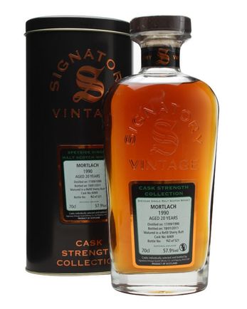 Mortlach 1990 20 ans Cask #6069 Signatory Cask Strength Collection