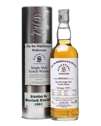 Mortlach 1991 19 ans Sherry Butt #7710 Signatory Un-Chillfiltered Collection