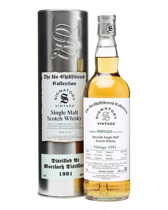 Mortlach 1991 19 ans Un Chillfiltered Signatory Un-Chillfiltered Collection