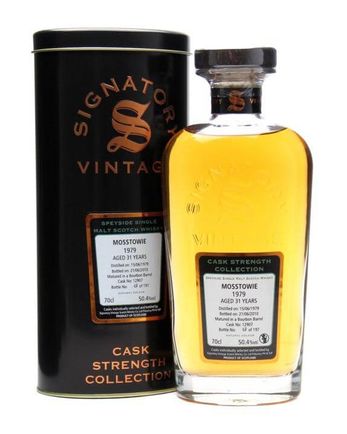 Mosstowie 1979 31 ans Bourbon Barrel #12907 Signatory Cask Strength Collection