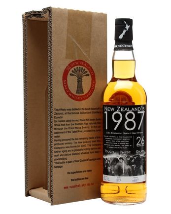 New Zealand's 1987 24 ans Touch Pause Engage The New Zealand Malt Whisky Company Ltd