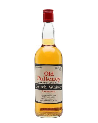 Old Pulteney 8 ans Bottled 1970s Red Letters Gordon & Macphail