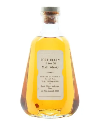 Port Ellen 12 ans Queen's Visit to Distillery in 1980