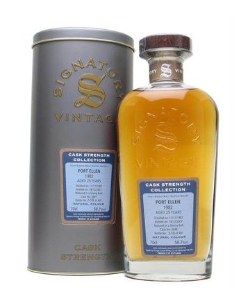 Port Ellen 1982 25 ans Sherry Cask Signatory Cask Strength Collection