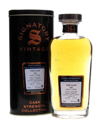 Port Ellen 1983 27 ans Wine Treated Butt Signatory Cask Strength Collection