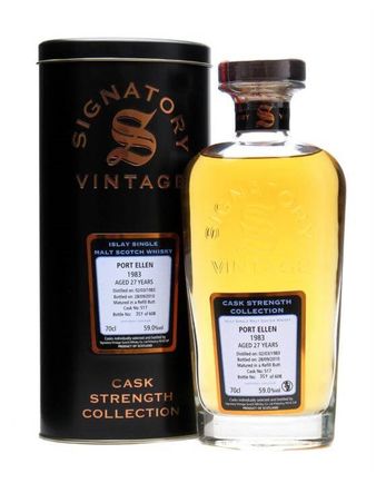 Port Ellen 1983 27 ans Refill Butt #517 Signatory Cask Strength Collection