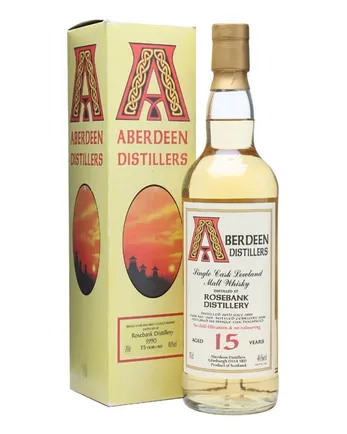 Rosebank 1990 15 ans Aberdeen Distillers