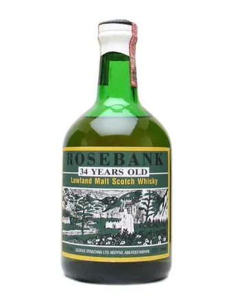 Rosebank 34 ans Bottled 1980's Independent Bottling