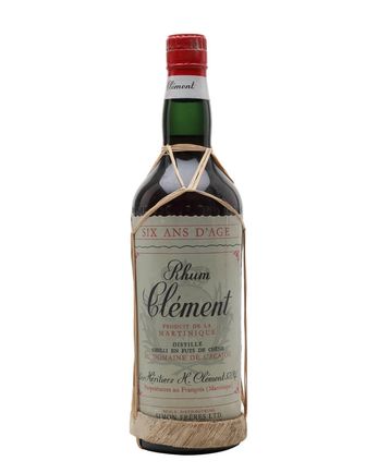 Clement 6 ans Rhum Bottled 1960s