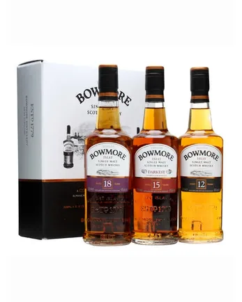 Bowmore Gift Pack 12 ans 15 ans 18 ans