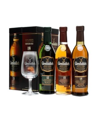 Glenfiddich Explorer's Collection 12, 15 & 18 ans