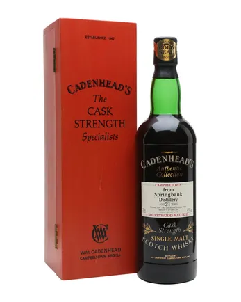 Springbank 1965 31 ans Sherrywood Cadenhead's