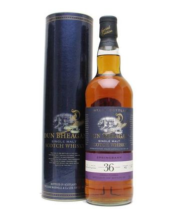 Springbank 1969 36 ans Cask 411 Dun Bheagan