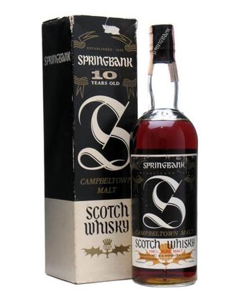 Springbank 10 ans Sherry Cask Bottled 1970s