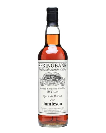 Springbank 10 ans Madeira Wood Jamieson