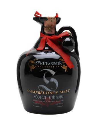 Springbank Black Ceramic 12 ans Bottled 1980s