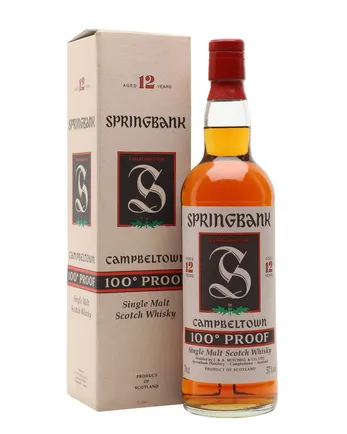 Springbank 12 ans 100 Proof Bottled 1990s