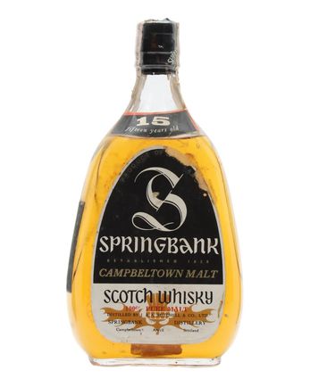 Springbank 15 ans Bottled 1970s