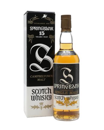 Springbank 15 ans Tall Black Label Bottled 1990s