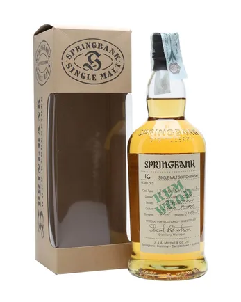 Springbank 1991 16 ans Rum Wood