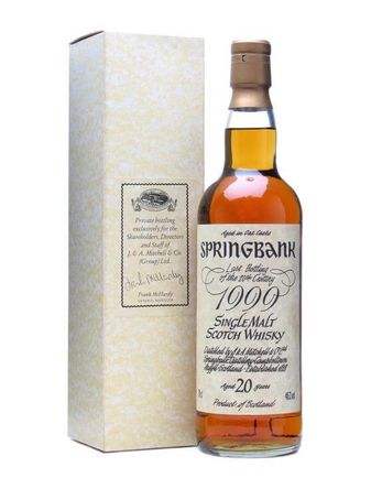 Springbank 20 ans Last Bottling