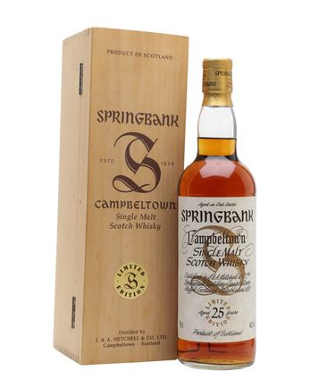 Springbank 25 ans Millennium Edition