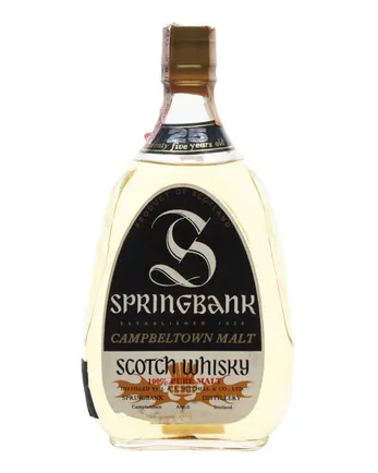 Springbank 25 ans Pear Shape Bottle
