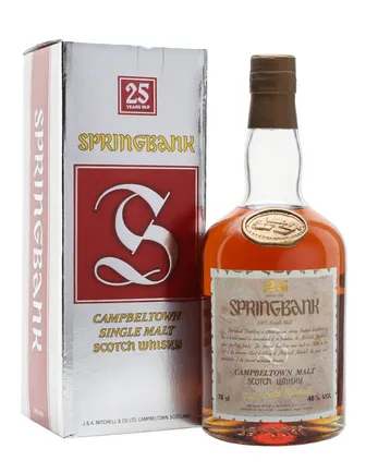 Springbank 25 ans Bottled 1980's