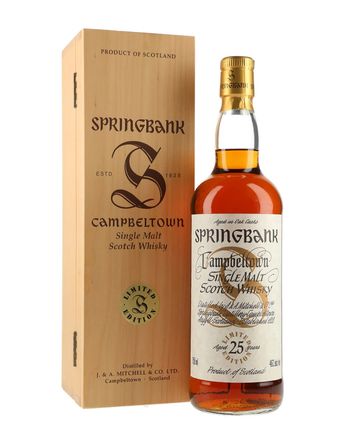 Springbank 25 ans Millennium Set