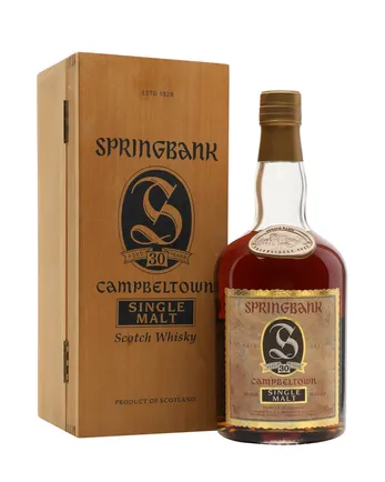 Springbank 30 ans Bottled 1990's