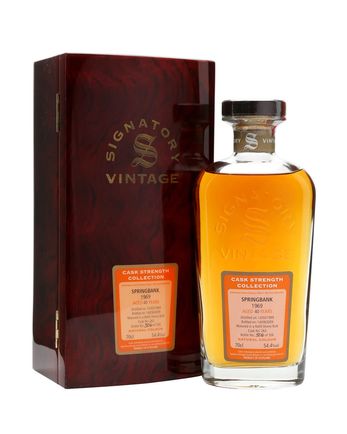 Springbank 1969 40 ans Cask #263 Signatory