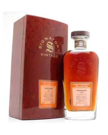 Springbank 1970 36 ans Sherry Butt Signatory