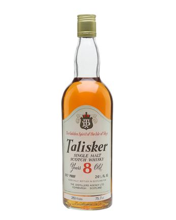 Talisker 8 ans Clear Glass Bottled 1970s