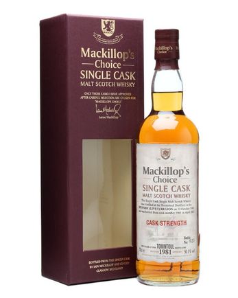 Tomintoul 1981 29 ans Cask #5961 Mackillop's