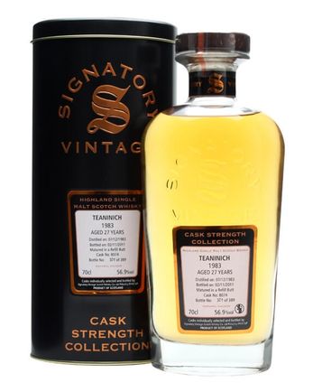 Teaninich 1983 27 ans Sherry Butt #8074 Signatory Cask Strength Collection