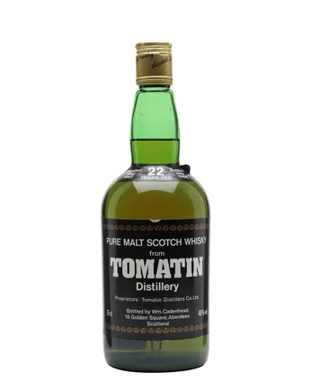Tomatin 1962 22 ans Cadenhead's