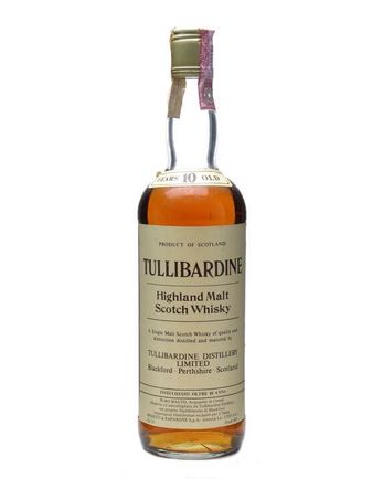 Tullibardine 10 ans Bottled 1980s 75cl