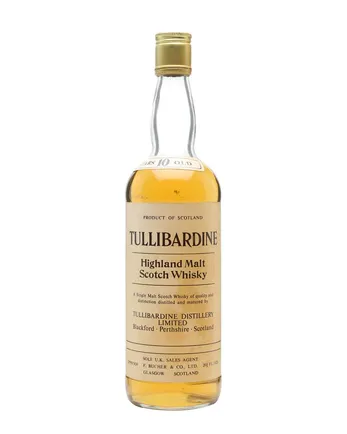 Tullibardine 10 ans Bottled 1970s