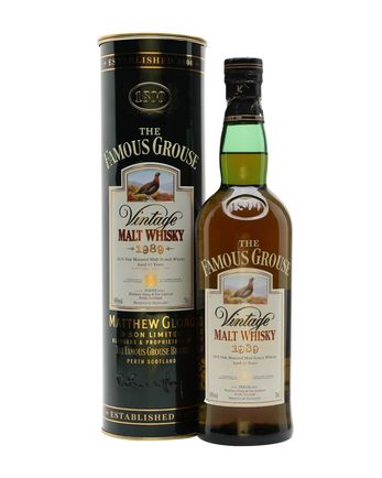 Famous Grouse Vintage 1989 12 ans