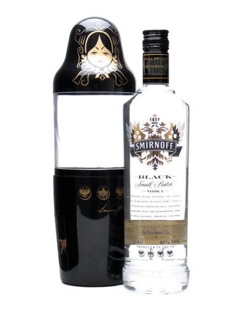 Smirnoff Black Vodka Matrioshka Doll