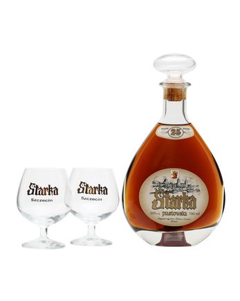 Starka Piastowska 25 ans Vodka Glass Pack